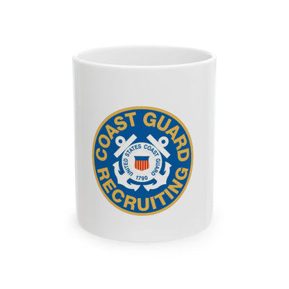 Coast Guard Recruiting (U.S. Coast Guard) White Coffee Mug