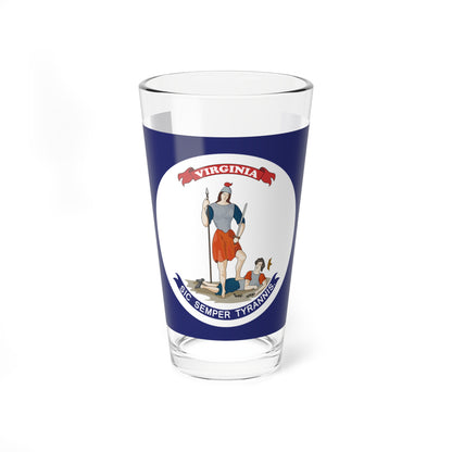 Flag of Virginia 1861-1865 (United States) Pint Glass 16oz