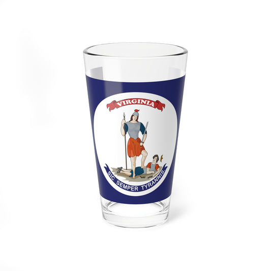 Flag of Virginia 1861-1865 (United States) Pint Glass 16oz