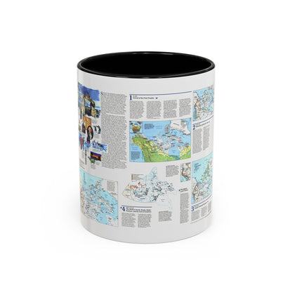 North America - The North (1997) (Map) Accent Coffee Mug