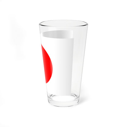 Japanese flag in 1859 (Japan) Pint Glass 16oz