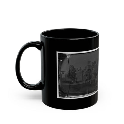 Culpeper Court House, Va.  Court House, With A Group Of Confederates Captured At Cedar Mountain On Balcony (U.S. Civil War) Black Coffee Mug