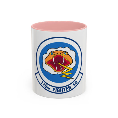 170 Fighter Squadron (U.S. Air Force) Accent Coffee Mug