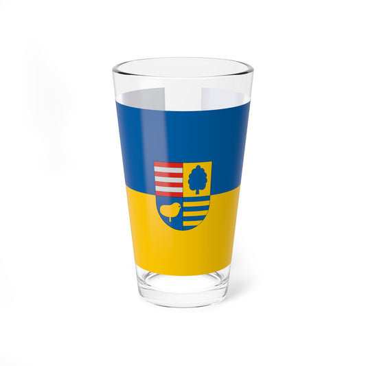 Flag of Hernad (Hungary) Pint Glass 16oz