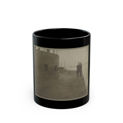 James River, Va. Deck And Turret Of U.S.S. Monitor (U.S. Civil War) Black Coffee Mug