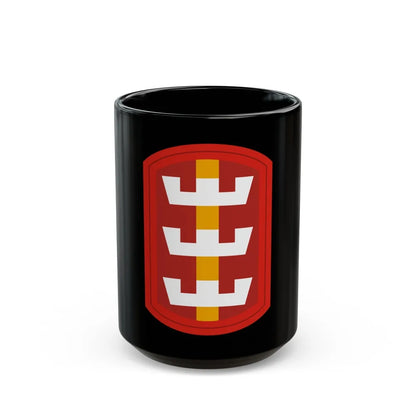 130th Engineer Brigade (U.S. Army) Black Coffee Mug-15oz-Go Mug Yourself