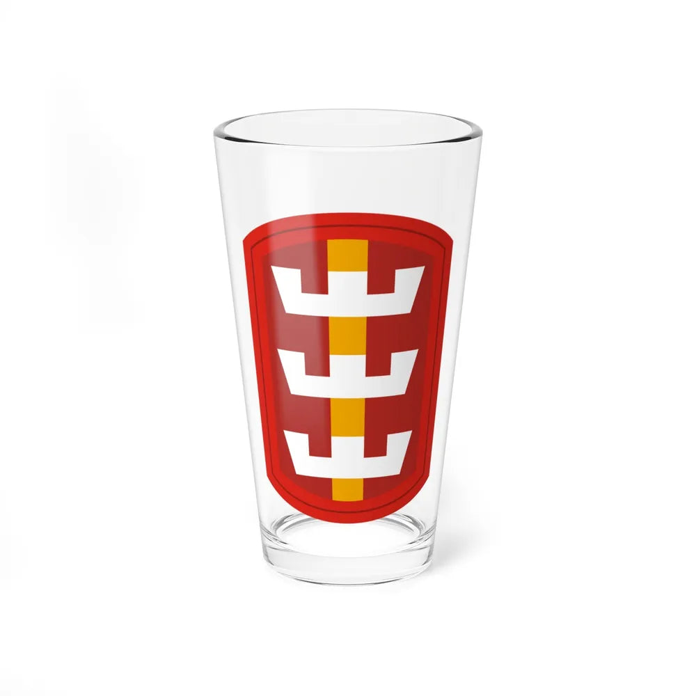 130th Engineer Brigade (U.S. Army) Pint Glass 16oz-16oz-Go Mug Yourself