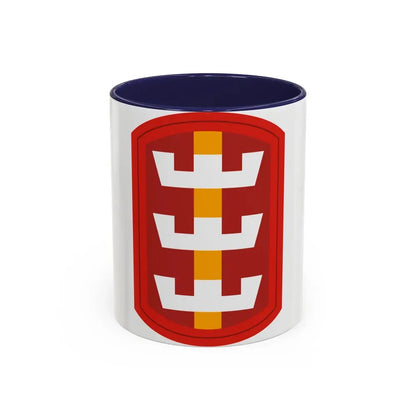 130th Engineer Brigade (U.S. Army) Accent Coffee Mug 11oz Navy - Go Mug Yourself