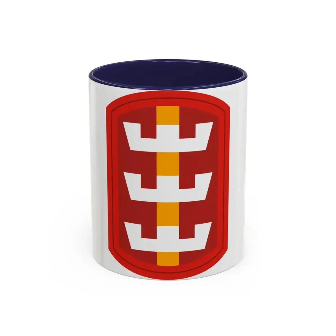 130th Engineer Brigade (U.S. Army) Accent Coffee Mug 11oz Navy - Go Mug Yourself