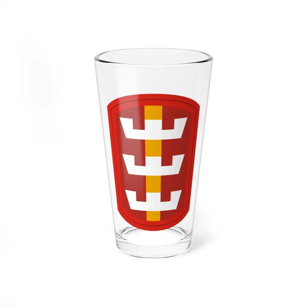 130th Engineer Brigade (U.S. Army) Pint Glass 16oz 16oz - Go Mug Yourself
