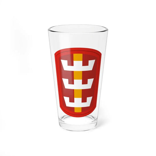 130th Engineer Brigade (U.S. Army) Pint Glass 16oz 16oz - Go Mug Yourself