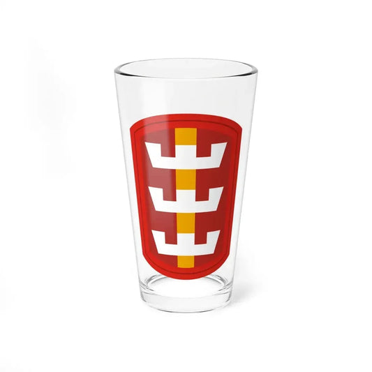 130th Engineer Brigade (U.S. Army) Pint Glass 16oz 16oz - Go Mug Yourself