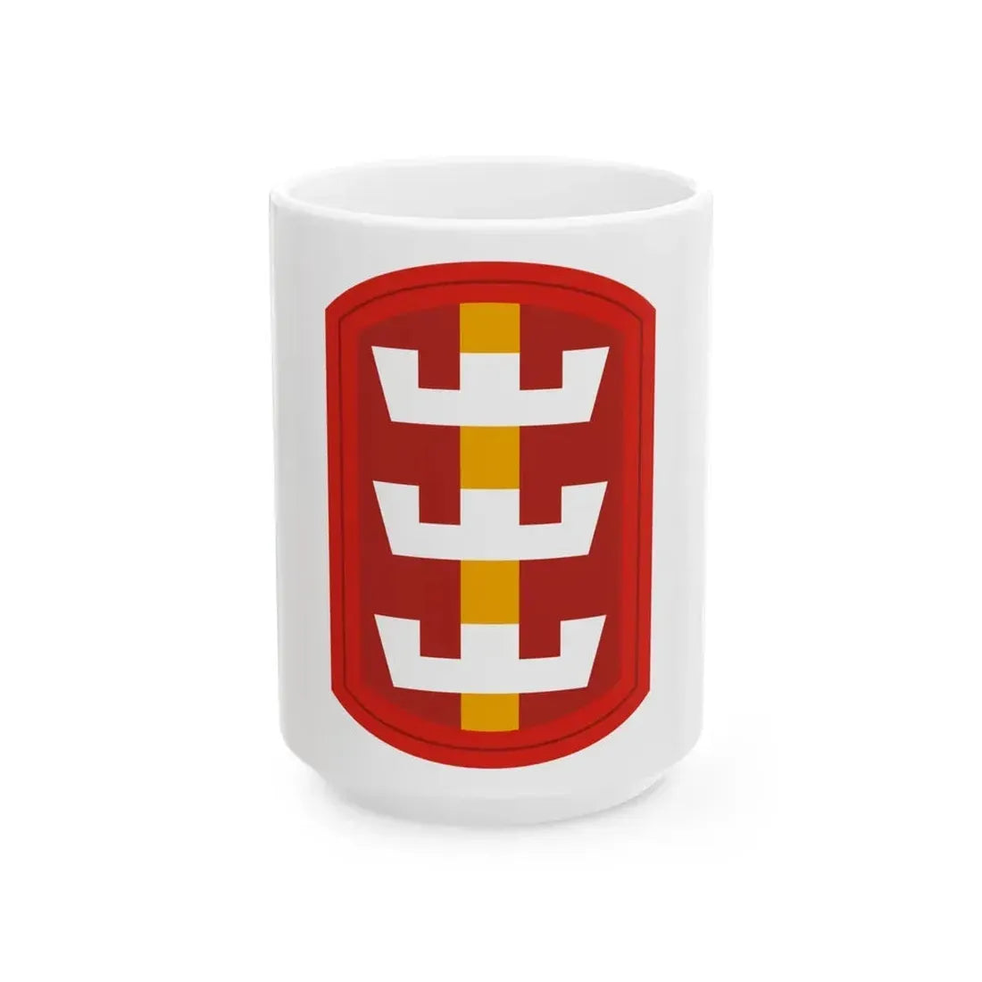 130th Engineer Brigade (U.S. Army) White Coffee Mug 15oz - Go Mug Yourself