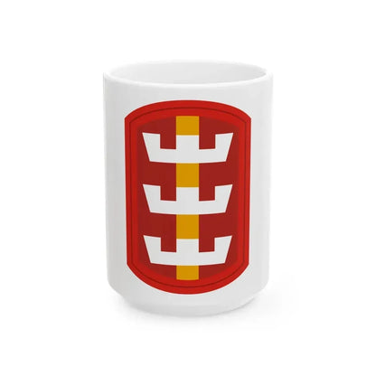 130th Engineer Brigade (U.S. Army) White Coffee Mug 15oz - Go Mug Yourself