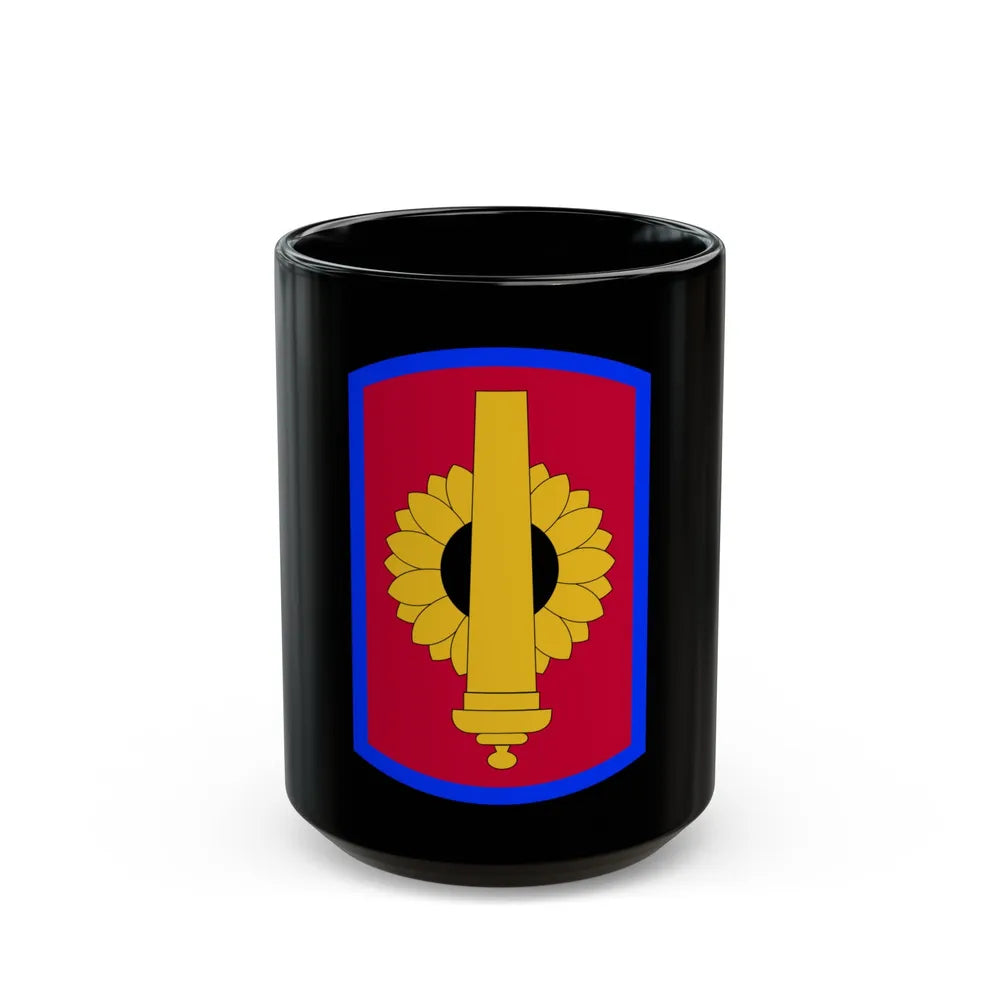 130th Field Artillery Brigade (U.S. Army) Black Coffee Mug-15oz-Go Mug Yourself