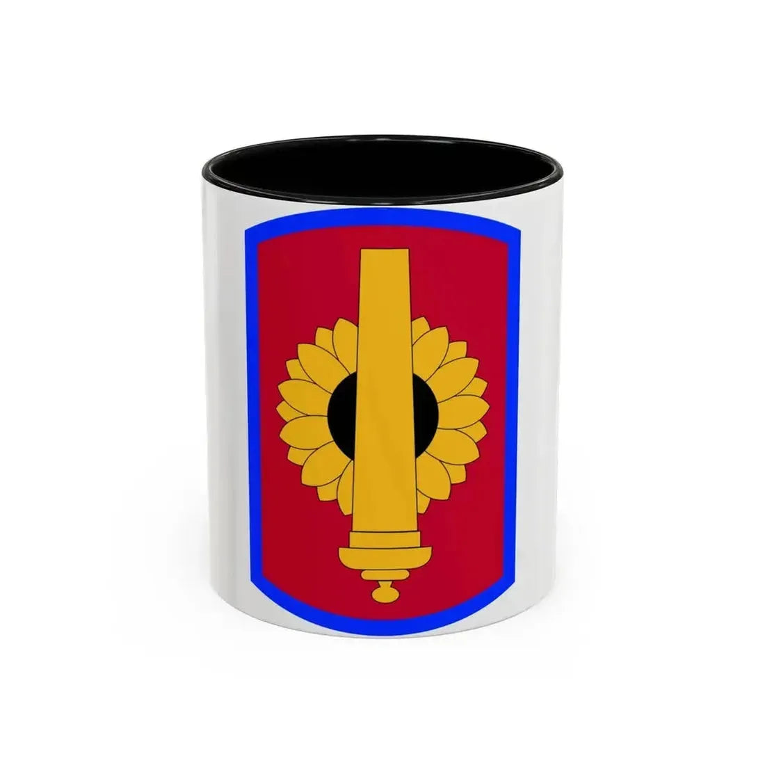 130th Field Artillery Brigade (U.S. Army) Accent Coffee Mug 11oz Black - Go Mug Yourself