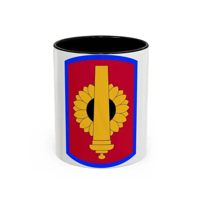 130th Field Artillery Brigade (U.S. Army) Accent Coffee Mug 11oz Black - Go Mug Yourself