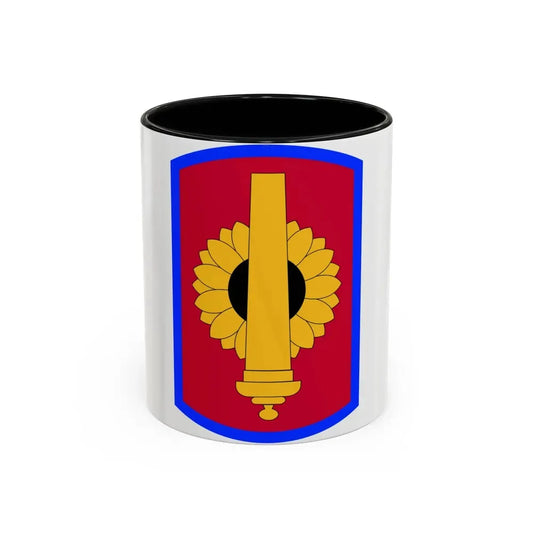 130th Field Artillery Brigade (U.S. Army) Accent Coffee Mug 11oz Black - Go Mug Yourself