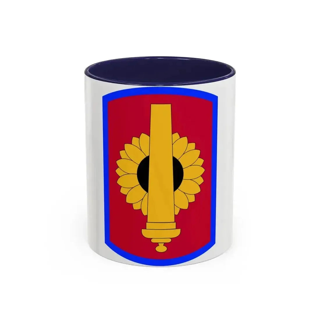 130th Field Artillery Brigade (U.S. Army) Accent Coffee Mug 11oz Navy - Go Mug Yourself