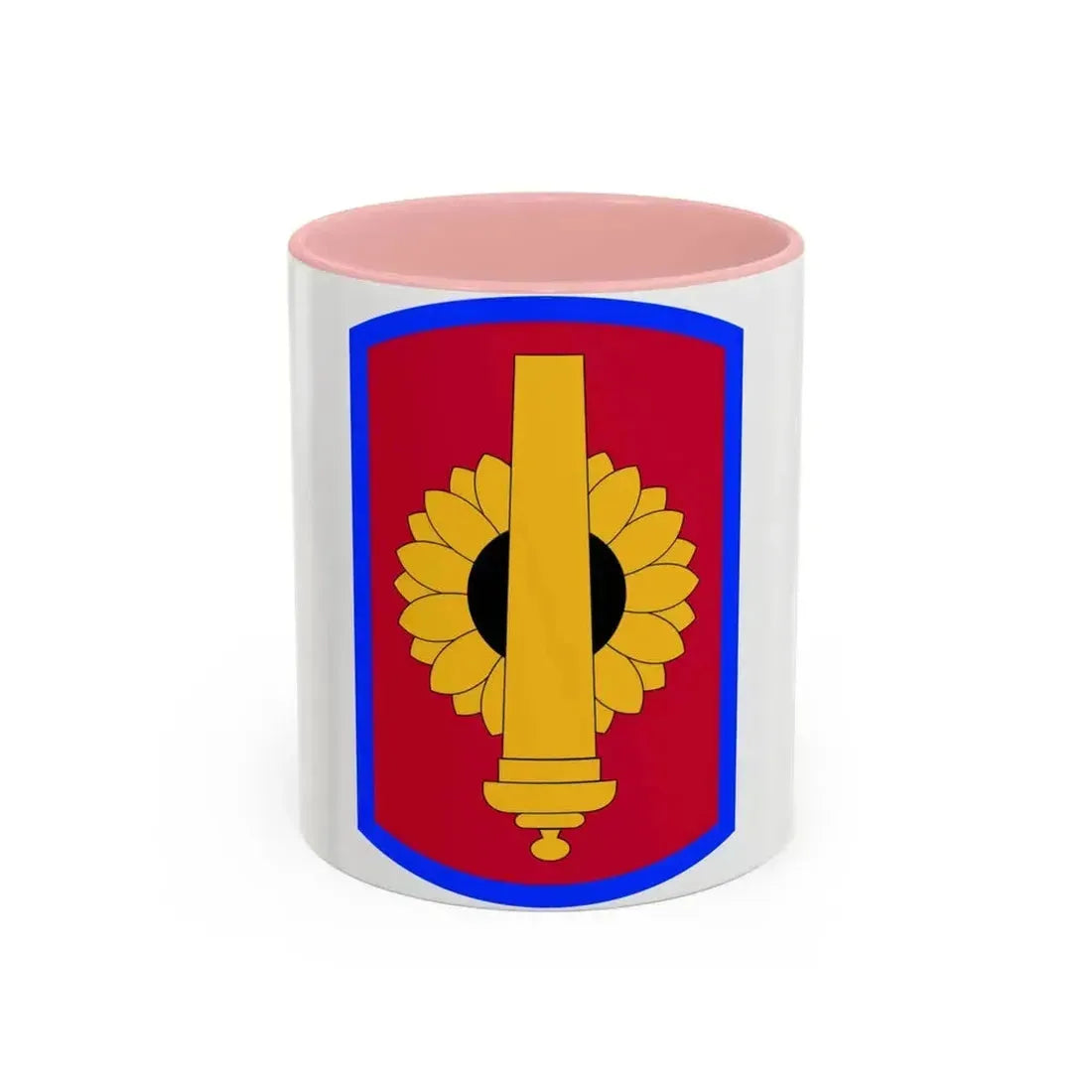 130th Field Artillery Brigade (U.S. Army) Accent Coffee Mug 11oz Pink - Go Mug Yourself