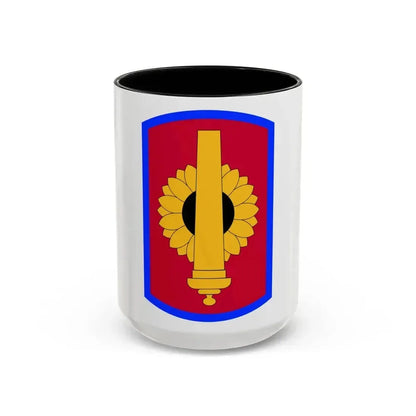 130th Field Artillery Brigade (U.S. Army) Accent Coffee Mug 15oz Black - Go Mug Yourself