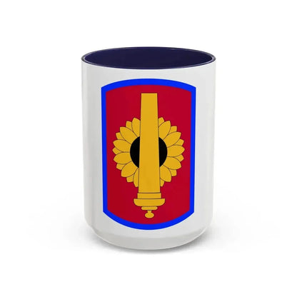 130th Field Artillery Brigade (U.S. Army) Accent Coffee Mug 15oz Navy - Go Mug Yourself