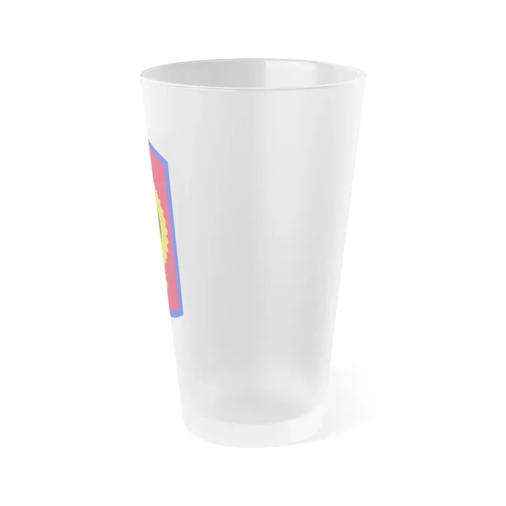 130th Field Artillery Brigade (U.S. Army) Frosted Pint Glass 16oz - Go Mug Yourself