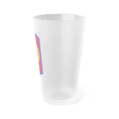 130th Field Artillery Brigade (U.S. Army) Frosted Pint Glass 16oz - Go Mug Yourself