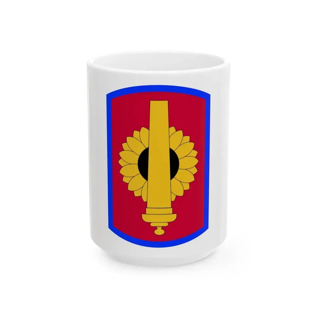 130th Field Artillery Brigade (U.S. Army) White Coffee Mug 15oz - Go Mug Yourself