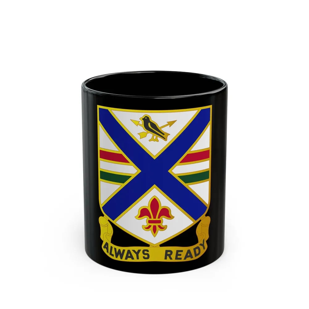 130th Infantry Regiment (U.S. Army) Black Coffee Mug-11oz-Go Mug Yourself