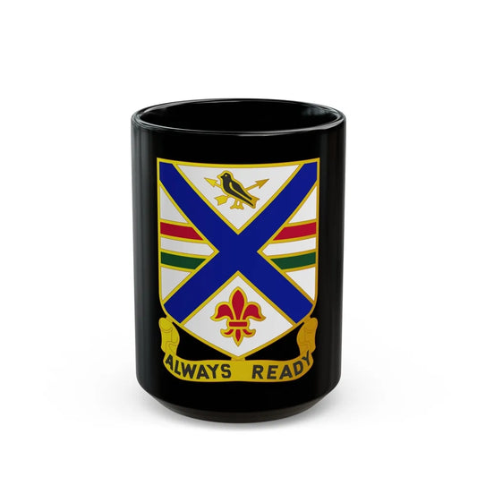 130th Infantry Regiment (U.S. Army) Black Coffee Mug-15oz-Go Mug Yourself