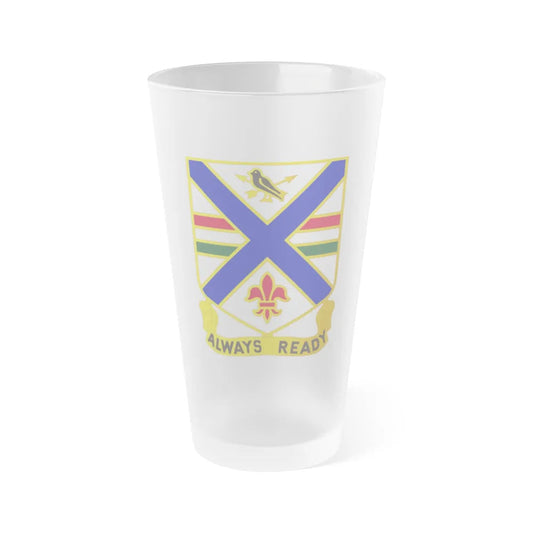 130th Infantry Regiment (U.S. Army) Frosted Pint Glass 16oz-Go Mug Yourself