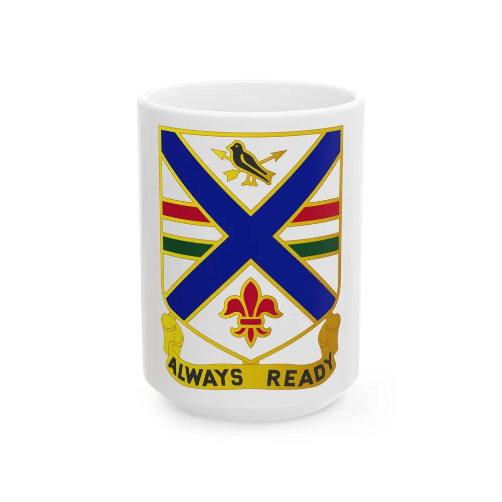 130th Infantry Regiment (U.S. Army) White Coffee Mug-15oz-Go Mug Yourself