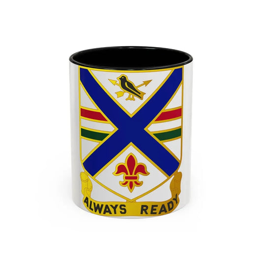 130th Infantry Regiment (U.S. Army) Accent Coffee Mug 11oz Black - Go Mug Yourself