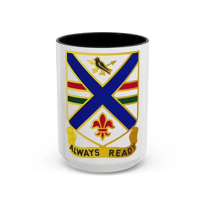 130th Infantry Regiment (U.S. Army) Accent Coffee Mug 15oz Black - Go Mug Yourself