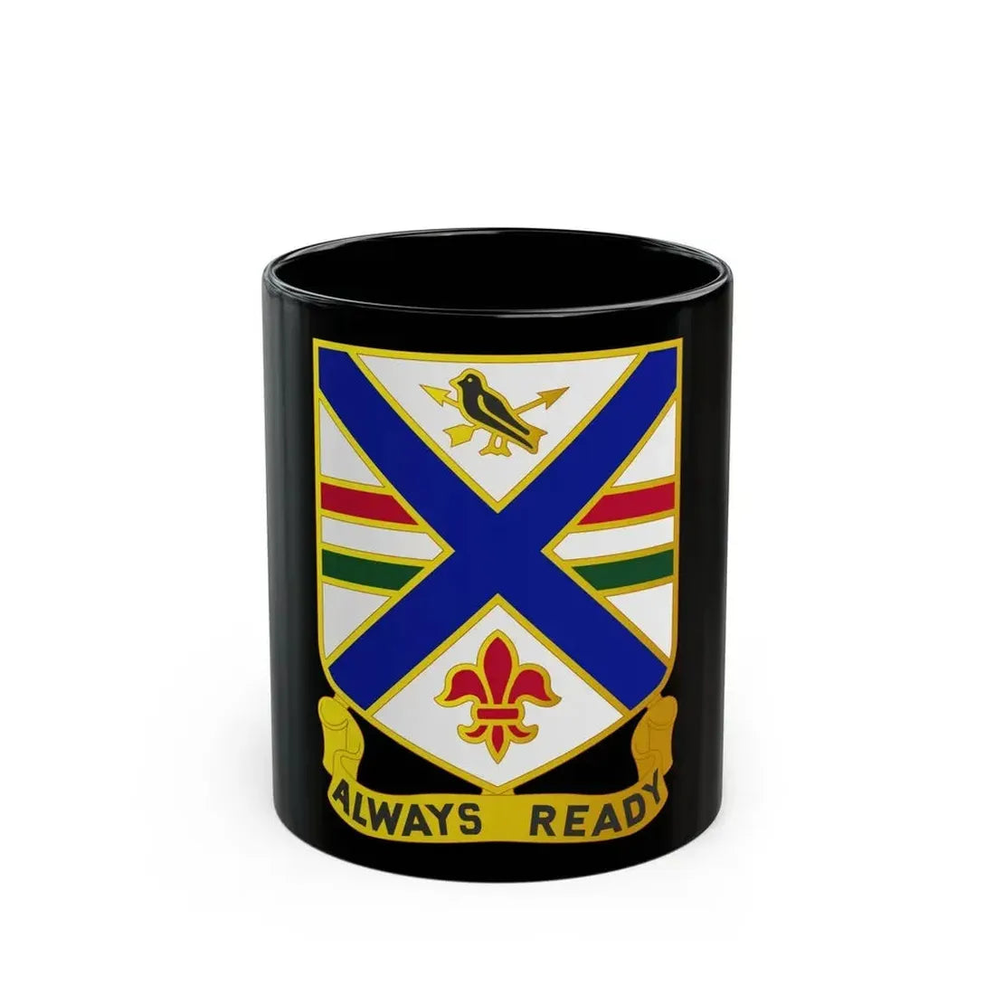 130th Infantry Regiment (U.S. Army) Black Coffee Mug 11oz - Go Mug Yourself