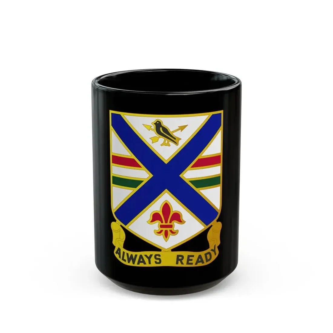 130th Infantry Regiment (U.S. Army) Black Coffee Mug 15oz - Go Mug Yourself
