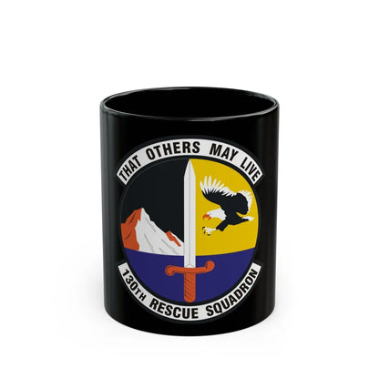 130th Rescue Squadron (U.S. Air Force) Black Coffee Mug-11oz-Go Mug Yourself