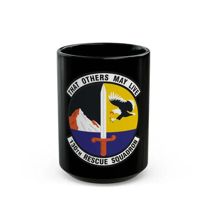 130th Rescue Squadron (U.S. Air Force) Black Coffee Mug 15oz - Go Mug Yourself