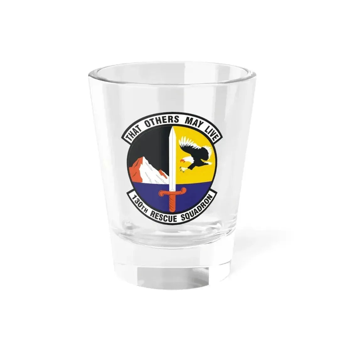 130th Rescue Squadron (U.S. Air Force) Shot Glass 1.5oz 1.5oz - Go Mug Yourself