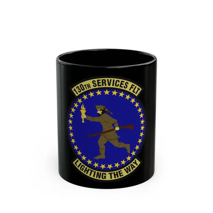 130th Services Flight (U.S. Air Force) Black Coffee Mug 11oz - Go Mug Yourself