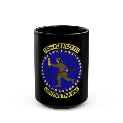 130th Services Flight (U.S. Air Force) Black Coffee Mug - Go Mug Yourself