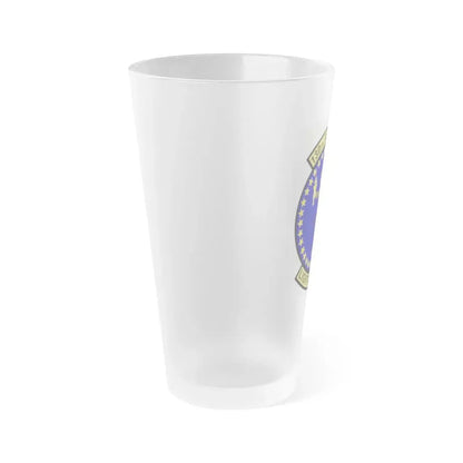130th Services Flight (U.S. Air Force) Frosted Pint Glass 16oz - Go Mug Yourself