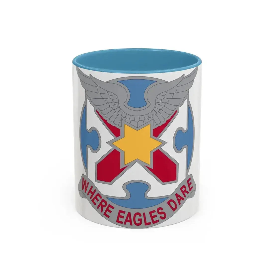 131 Aviation Regiment (U.S. Army) Accent Coffee Mug 11oz Light Blue - Go Mug Yourself