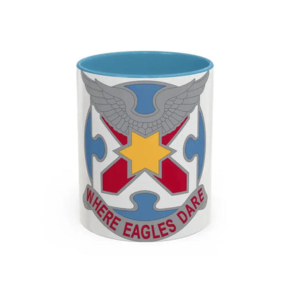 131 Aviation Regiment (U.S. Army) Accent Coffee Mug 11oz Light Blue - Go Mug Yourself