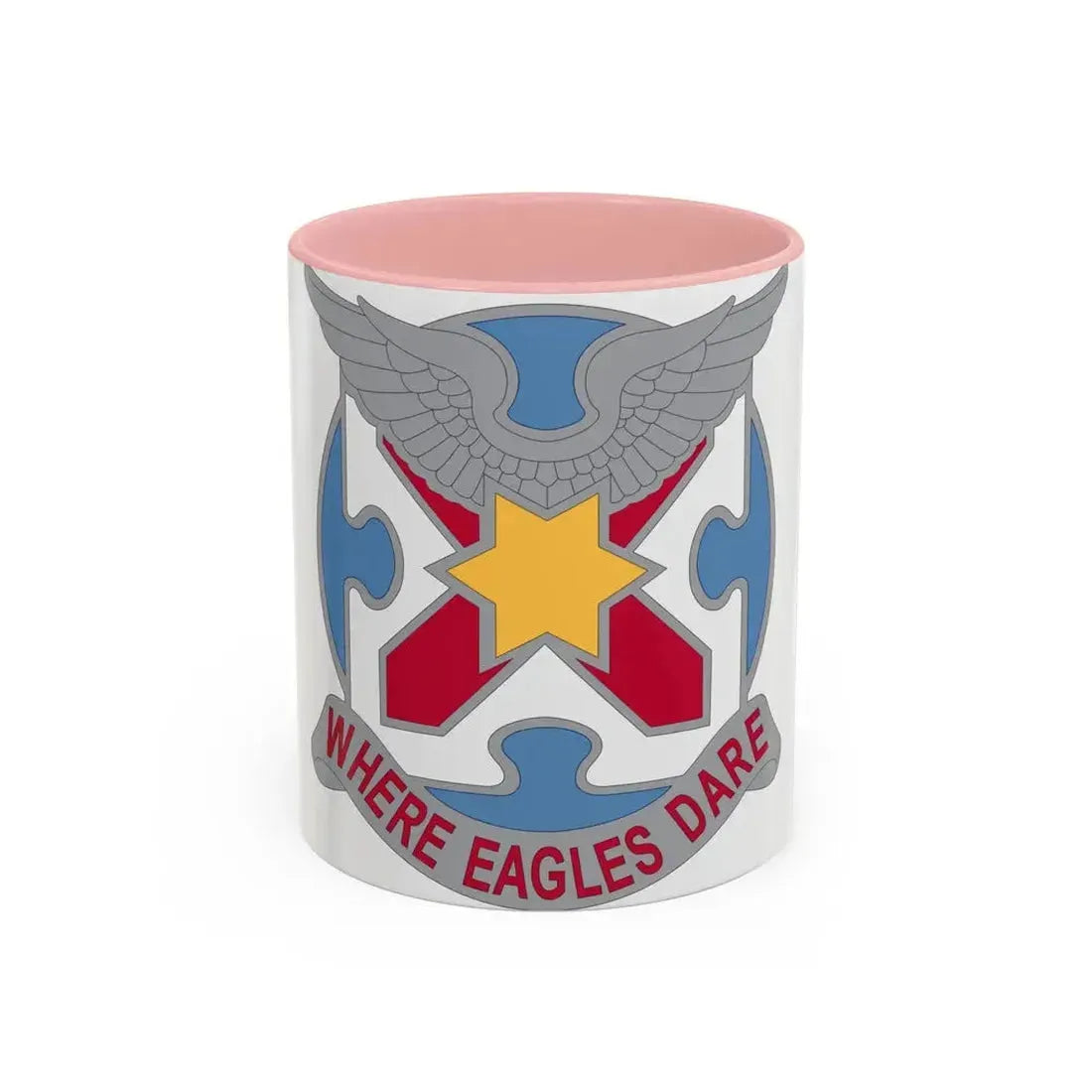131 Aviation Regiment (U.S. Army) Accent Coffee Mug 11oz Pink - Go Mug Yourself