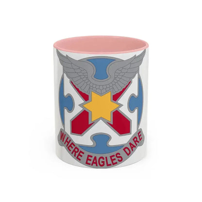 131 Aviation Regiment (U.S. Army) Accent Coffee Mug 11oz Pink - Go Mug Yourself