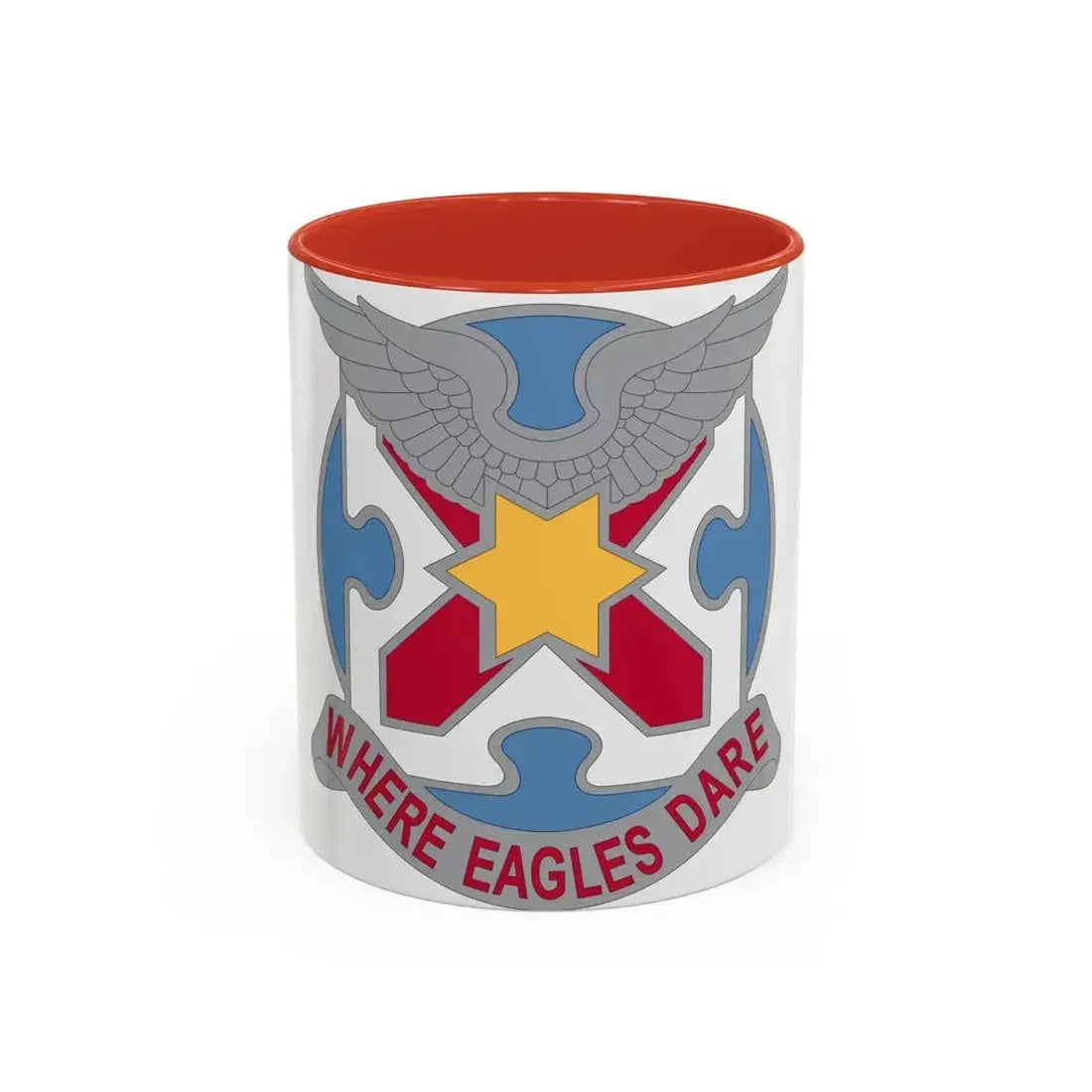 131 Aviation Regiment (U.S. Army) Accent Coffee Mug 11oz Red - Go Mug Yourself