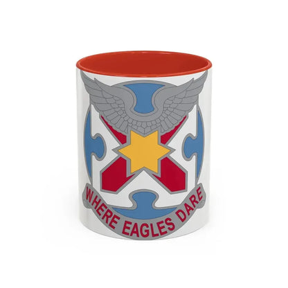 131 Aviation Regiment (U.S. Army) Accent Coffee Mug 11oz Red - Go Mug Yourself
