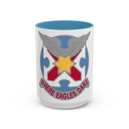 131 Aviation Regiment (U.S. Army) Accent Coffee Mug 15oz Light Blue - Go Mug Yourself